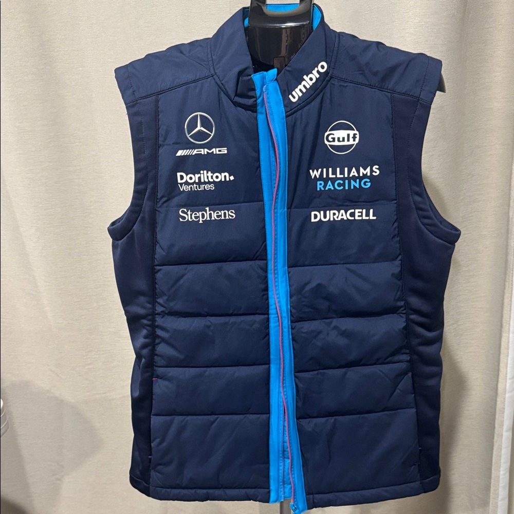 Williams Racing Blue Puffer Vest